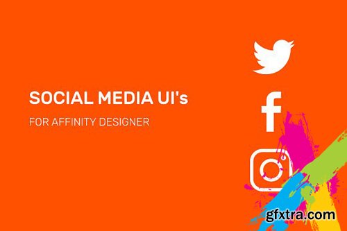 CreativeMarket - Social Media UI Bundle 1862353