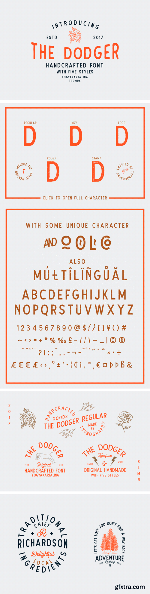 CM - The Dodger + Extras (11 Fonts !) 1830017