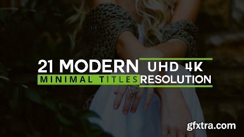 Videohive 21 Modern Titles 20306047