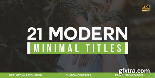 Videohive 21 Modern Titles 20306047