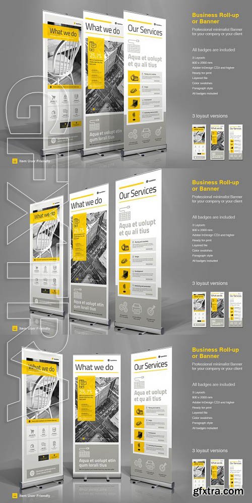 CreativeMarket - Business Roll-up Vol 11 1846819