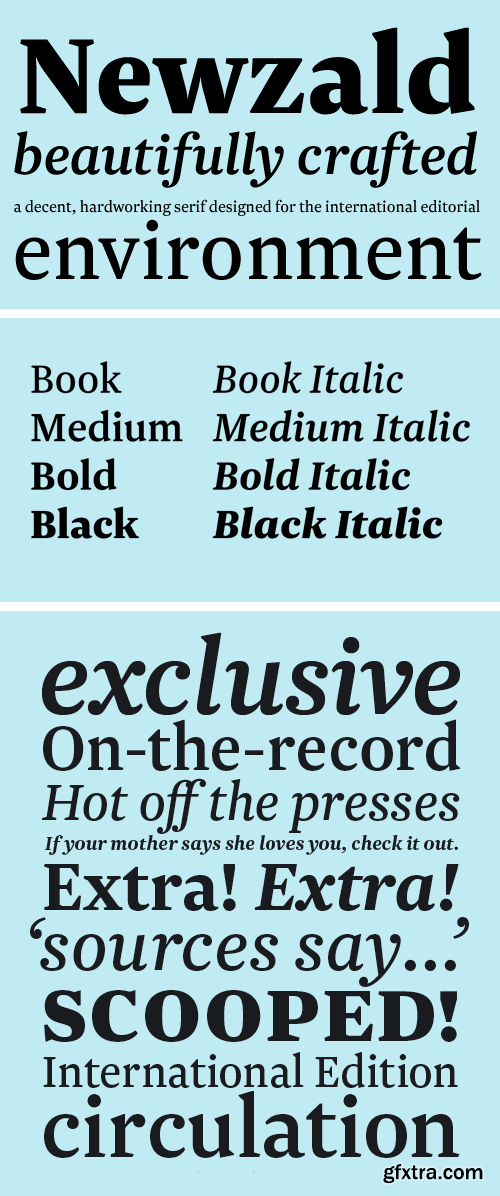 Newzald Font Family