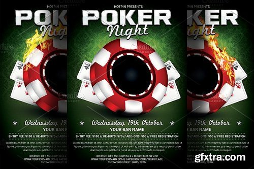 CM - Poker Night Flyer Template 940831