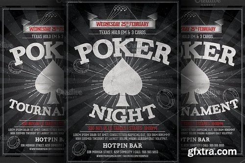 CM - Poker Night Flyer Template 457319