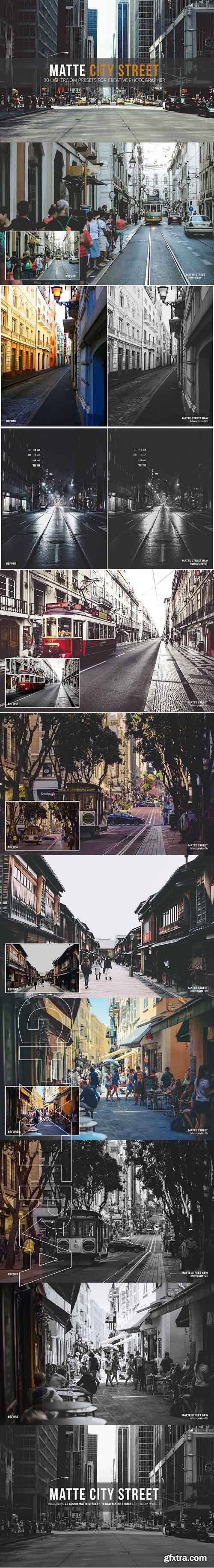 CM - Matte City Street Lightroom Presets 1861104