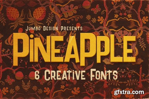 CreativeMarket Pineapple - Funny Style Font 1048223