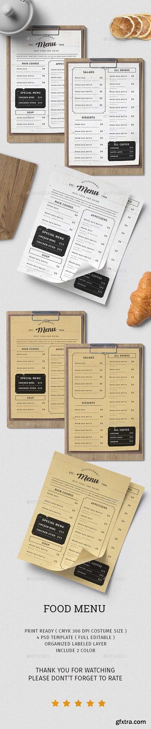 Graphicriver Food Menu vol.4 20668665