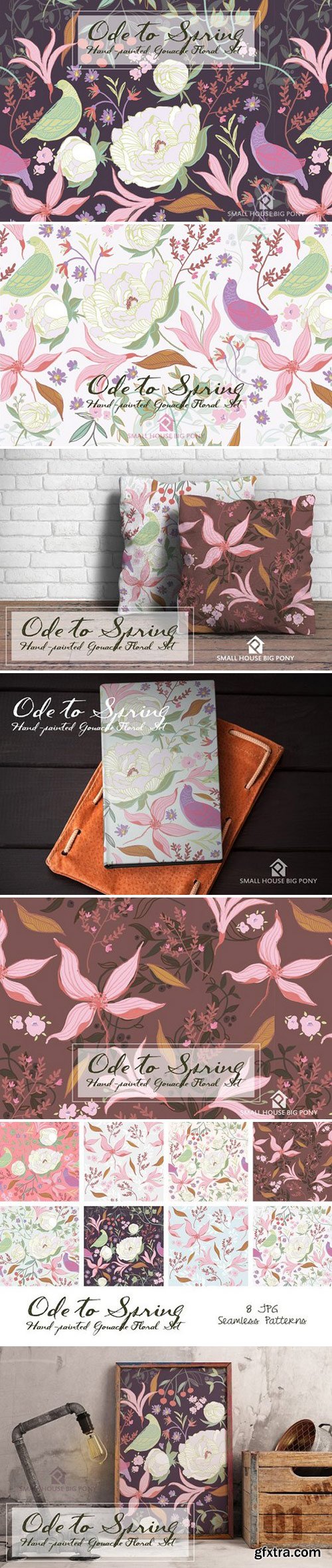 CM - Ode to Spring- Gouache Floral Set 1290811