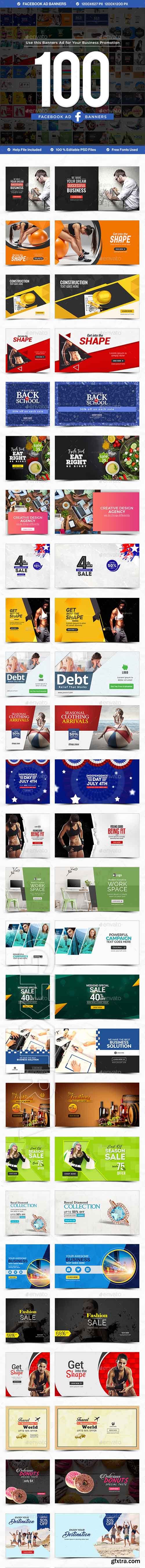 GraphicRiver - Facebook AD Banners Vol 9 - 50 Designs 20628526