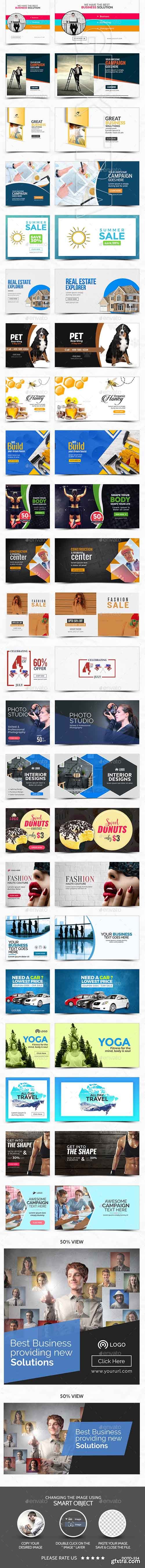 GraphicRiver - Facebook AD Banners Vol 9 - 50 Designs 20628526