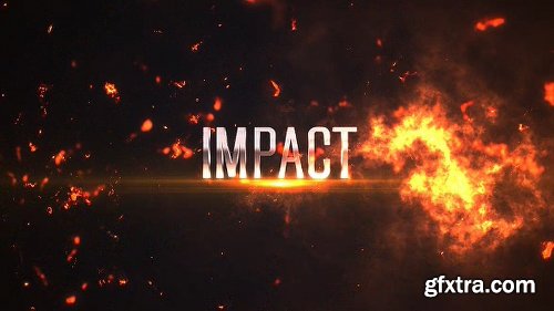 Videohive Impact Titles: Fire 4K 17465409