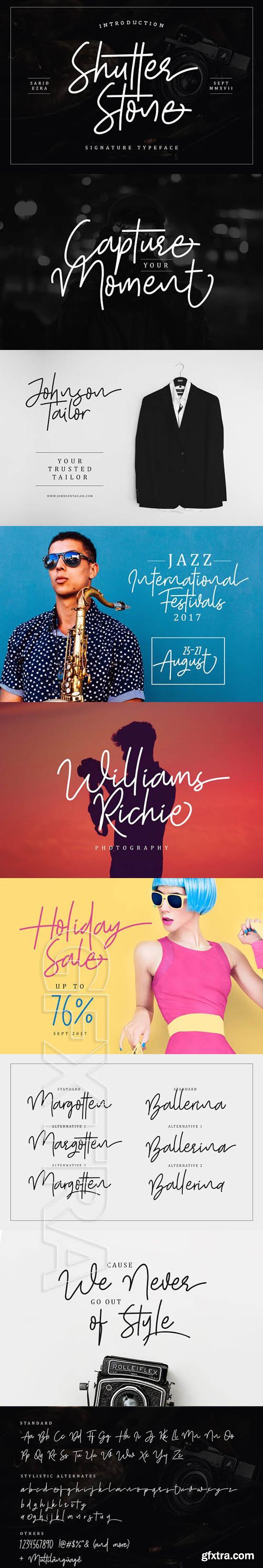 CreativeMarket - Shutter Stone - Signature Script 1863213