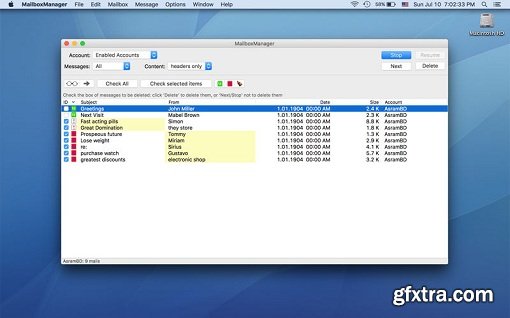 MailboxManager 2.2.5 (Mac OS X)