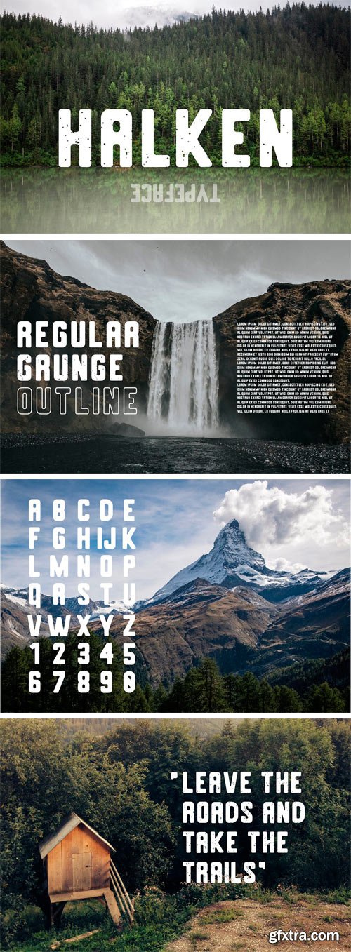 CM - Halken Typeface 1850876