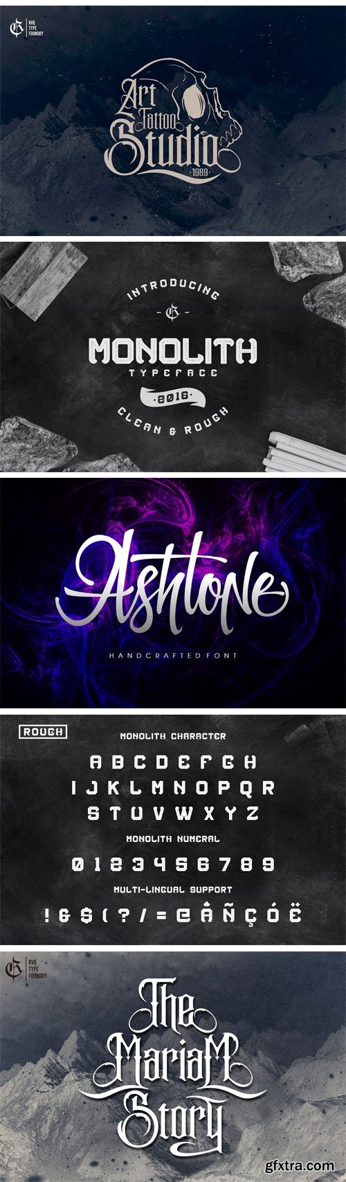 CM - RVQ Classic Collection (Font Bundle) 1868007