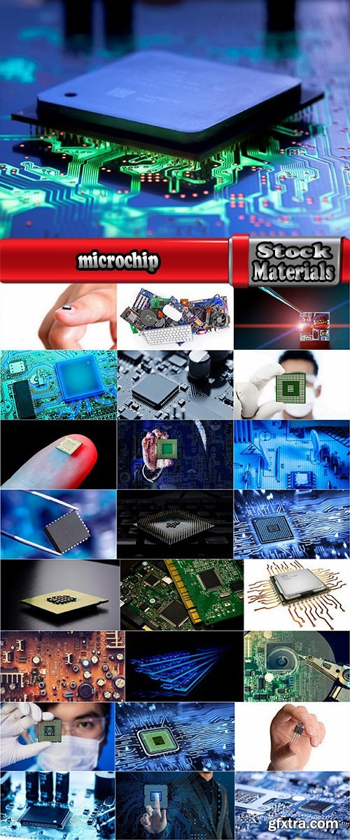 microchip microprocessor circuit capacitor electronic board 25 HQ Jpeg