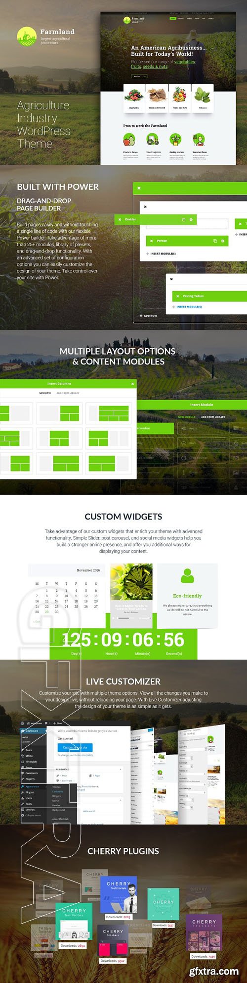 CreativeMarket - Agriculture Farming Wordpress Theme 1838954