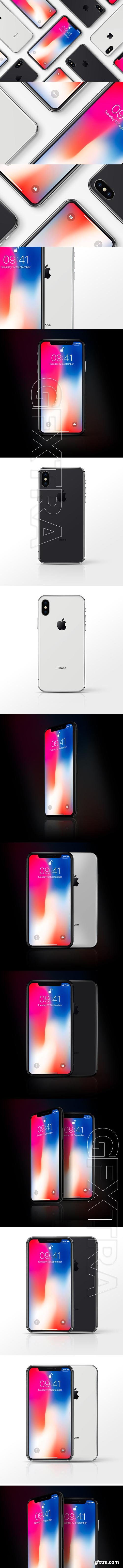 CreativeMarket - iPhone X Mockup 1860964