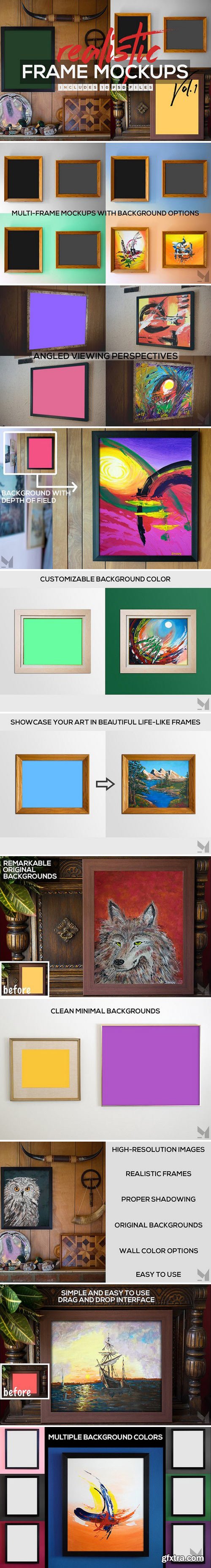 CM - Realistic Frame Mockups Vol.1 1792849