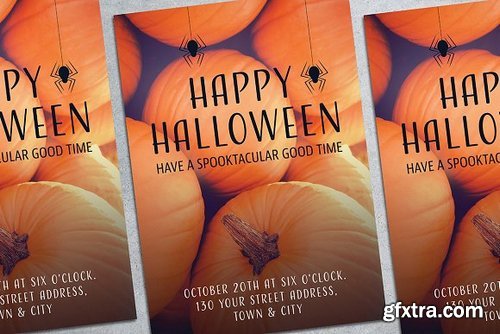 CM - Halloween Party Poster Mockup 1834366