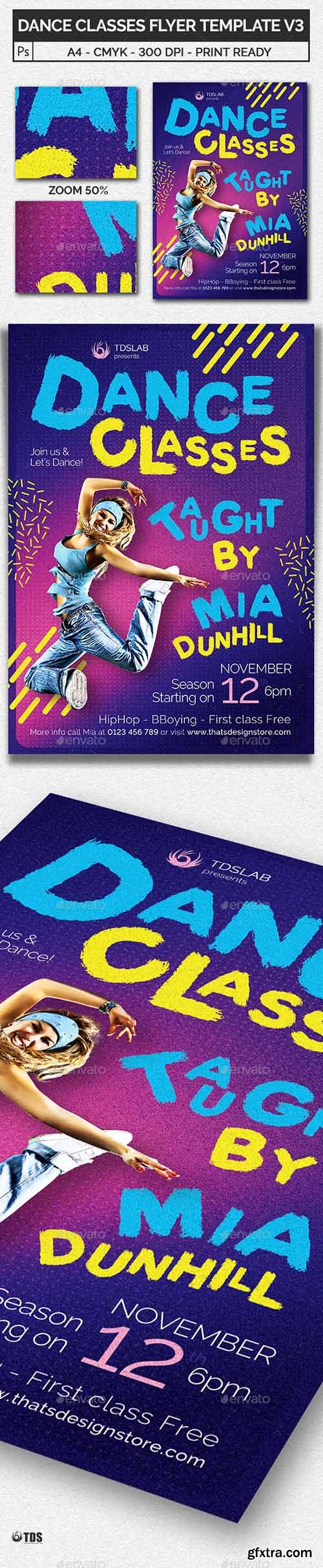 Graphicriver - Dance Classes Flyer Template V3 20682506