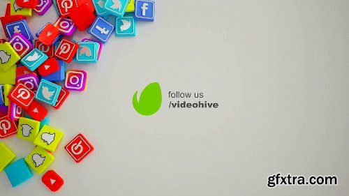 Videohive Social Media Pack 3D 19945507