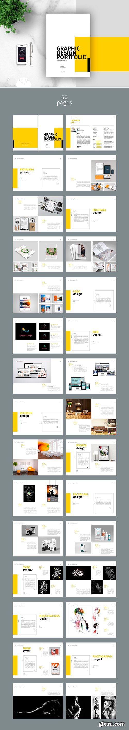 CM - Graphic Design Portfolio Template 1830802