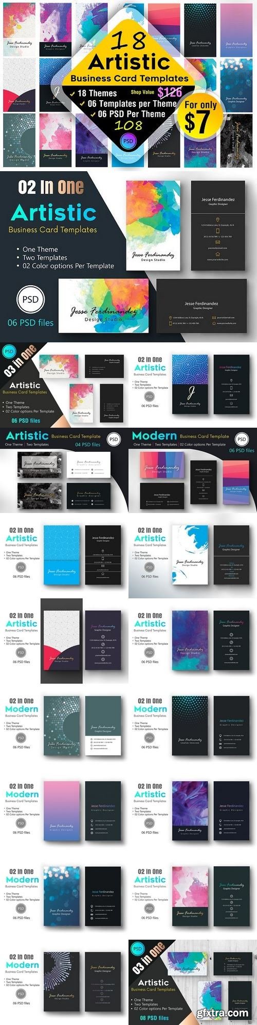 CM - 18 Artistic Business Card Bundle !!! 1327341