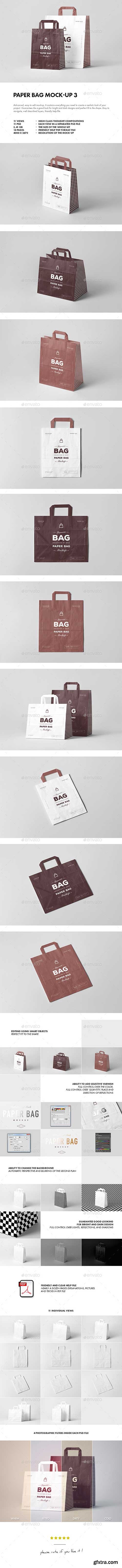 Graphicriver - Paper Bag Mock-up 3 20706554