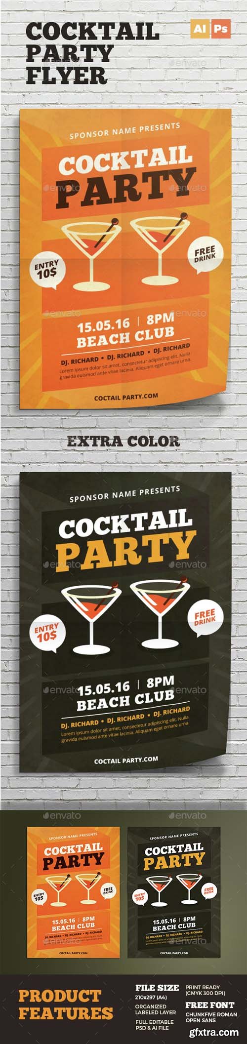 GR - Cocktail Party Flyer 14555977