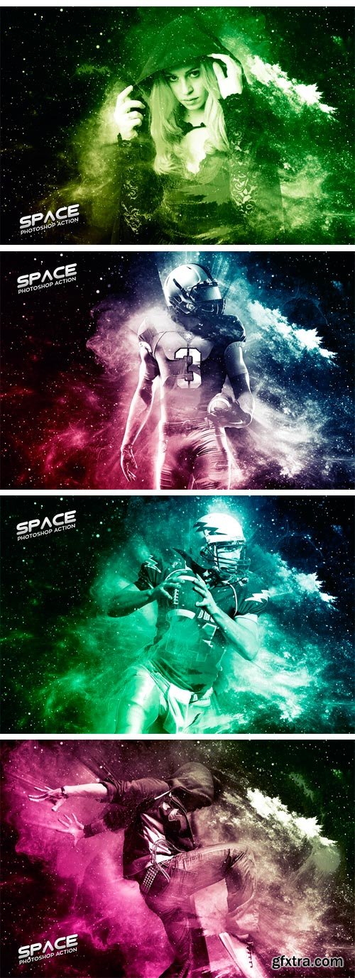 CM - Space Photoshop Action 1851755