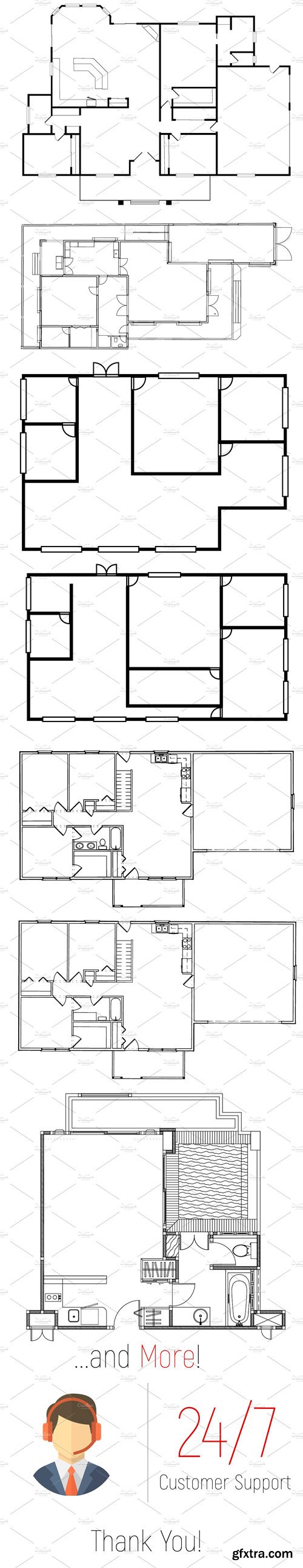 CM - Architecture Floor Plan Builder Kit 1829510