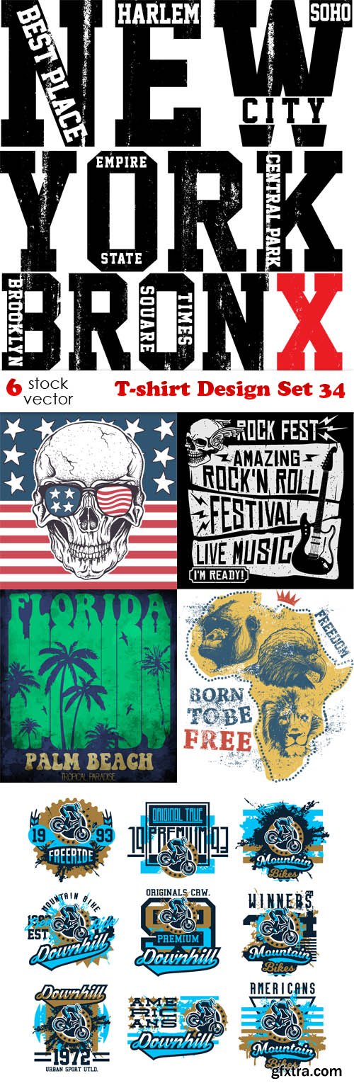 Vectors - T-shirt Design Set 34