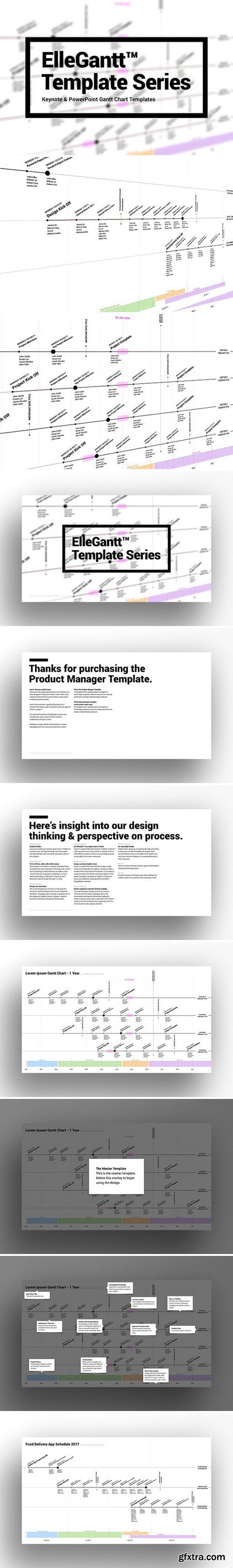 CM - Gantt Chart - Presentation Template 1626898