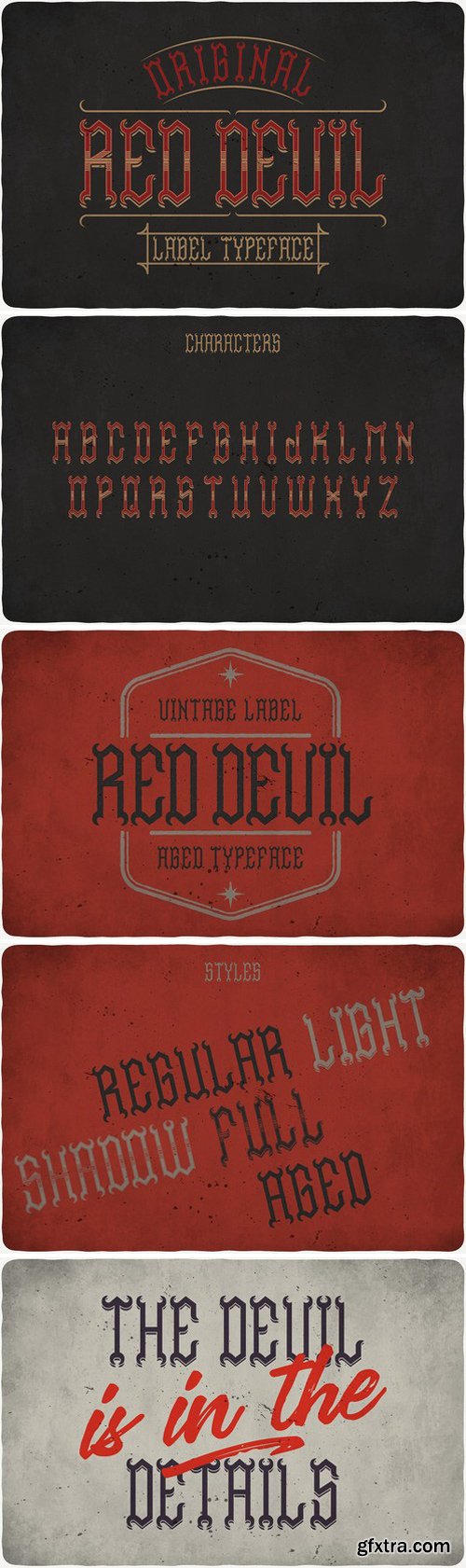 CM - Red Devil Typeface 1820295