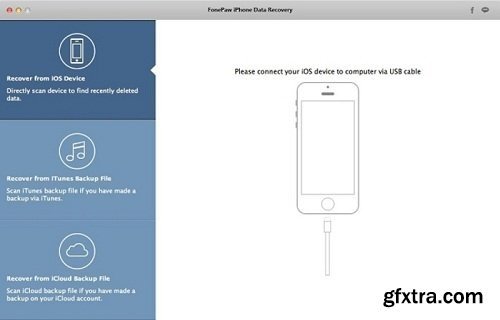 FonePaw iPhone Data Recovery v2.2.0 (macOS)