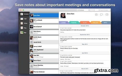 Contacts Journal CRM v1.1 (macOS)