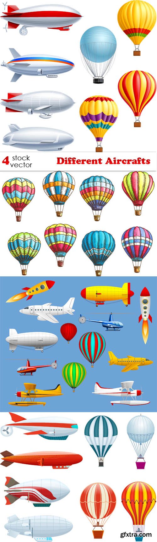 Vectors - Different Aircrafts