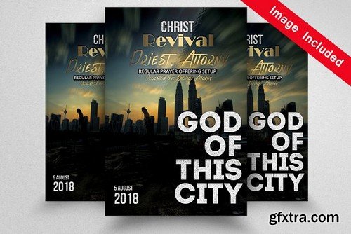 CM - God Of This City Church Flyer 1689660