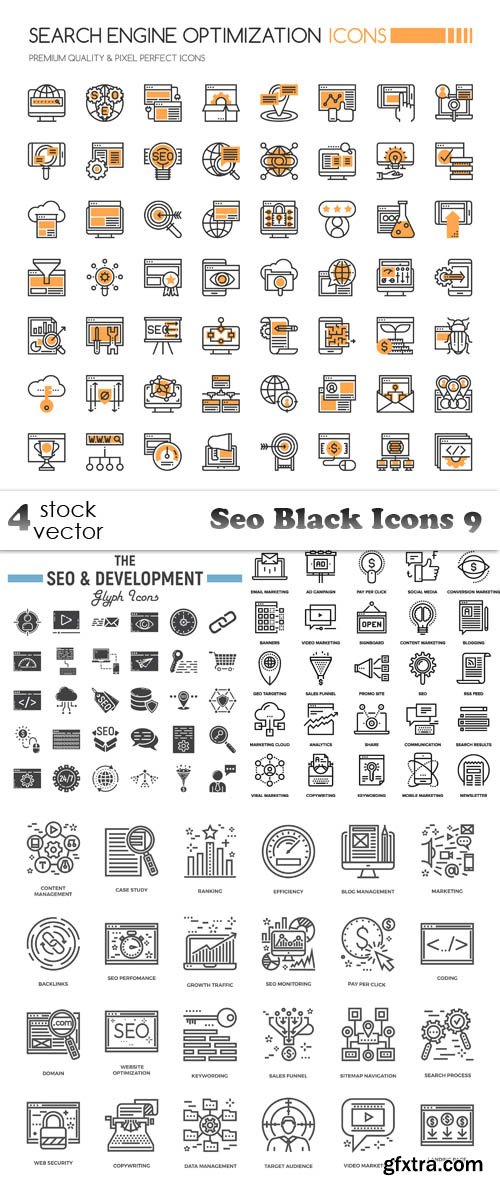 Vectors - Seo Black Icons 9