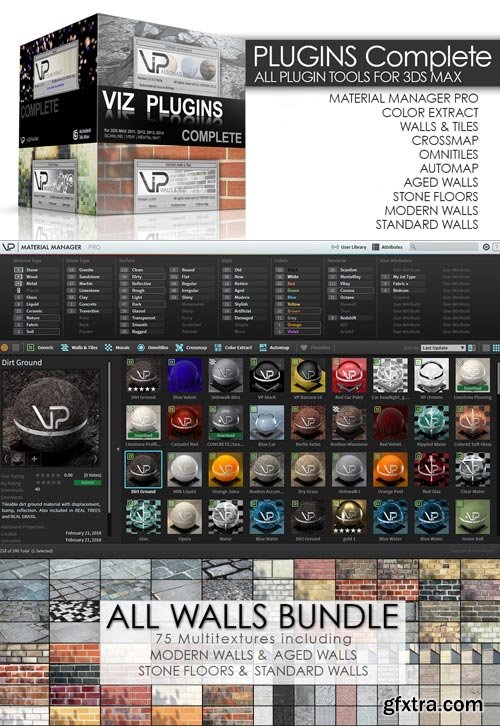 Vizpark Plugins Copmlete Bundle - All Plugin Tools For 3DSMAX