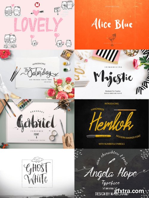 47 Professional Handcrafted Fonts