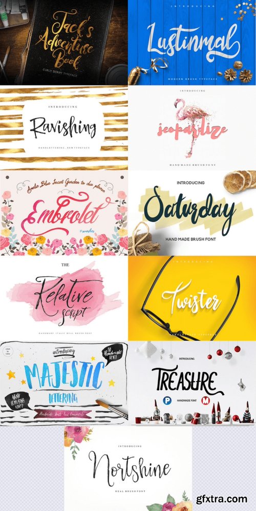 47 Professional Handcrafted Fonts