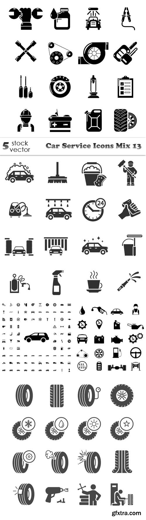 Vectors - Car Service Icons Mix 13