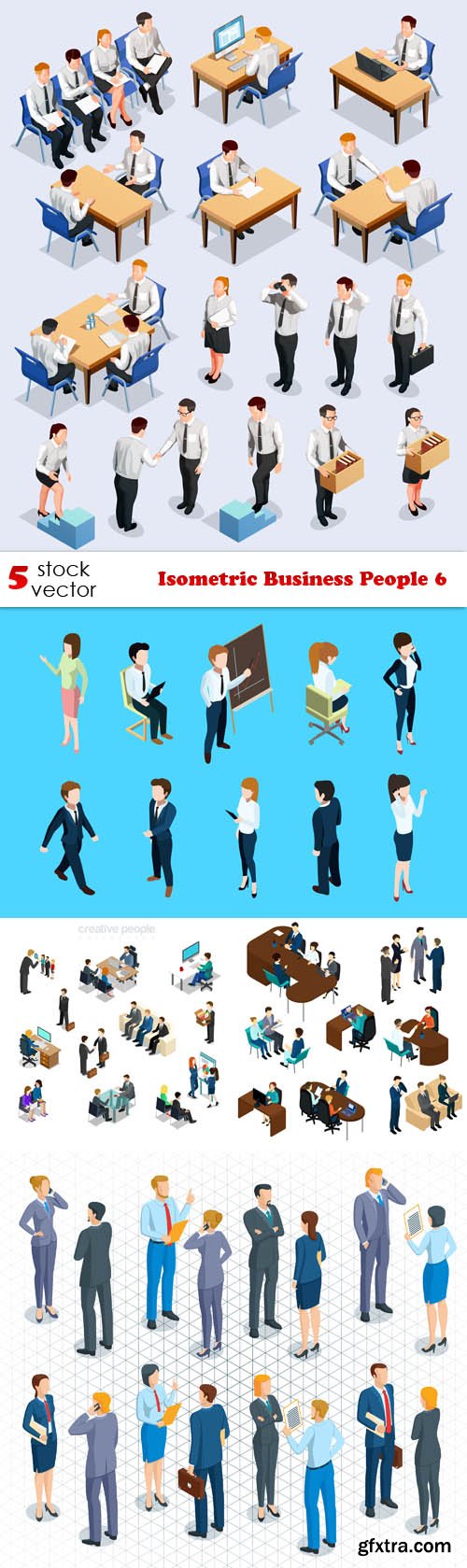 Vectors - Isometric Business People 6