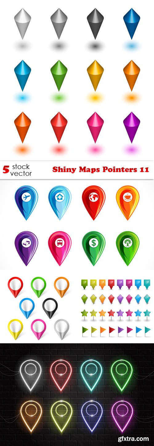 Vectors - Shiny Maps Pointers 11