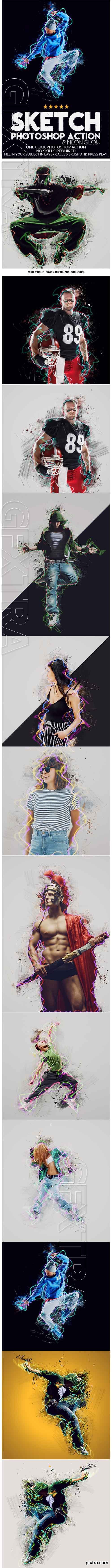 GraphicRiver - Sketch Photoshop Action 20652201