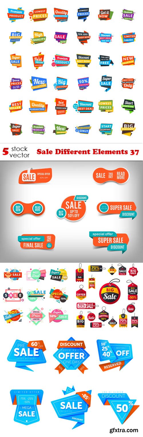 Vectors - Sale Different Elements 37