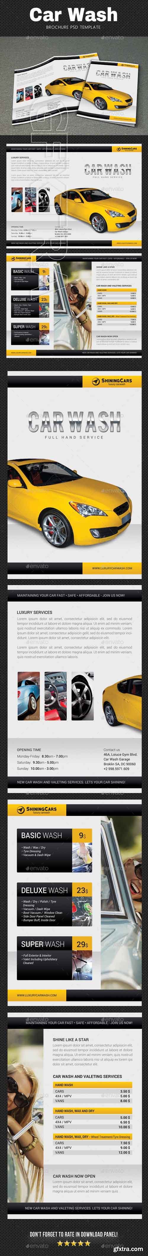 GraphicRiver - Car Wash Brochure 2 20667439