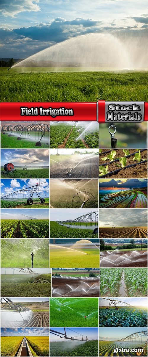 Field Irrigation System watering plants drainage system 25 HQ Jpeg